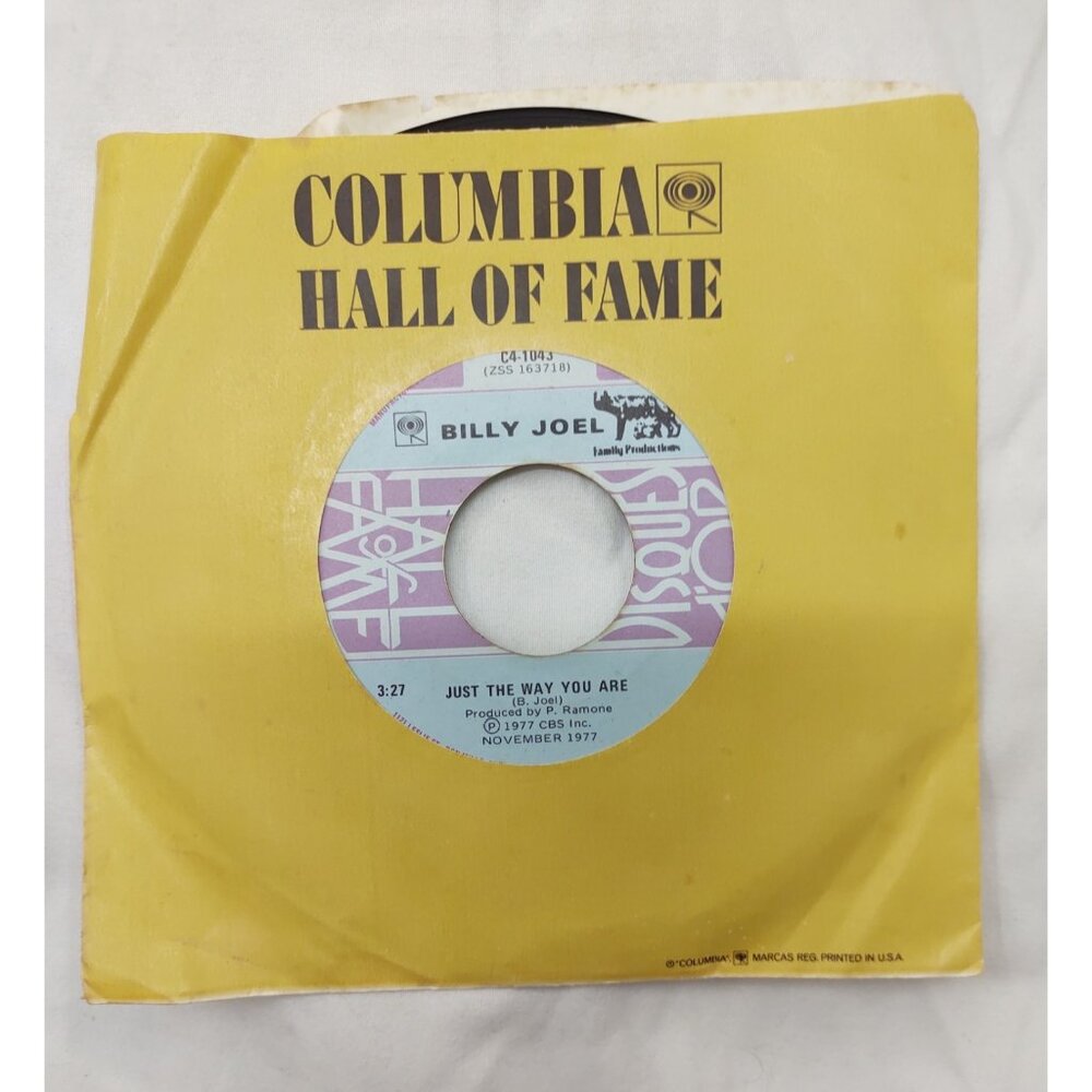 Billy Joel – Just The Way You Are 7” Columbia C4-1043 Canada 1977